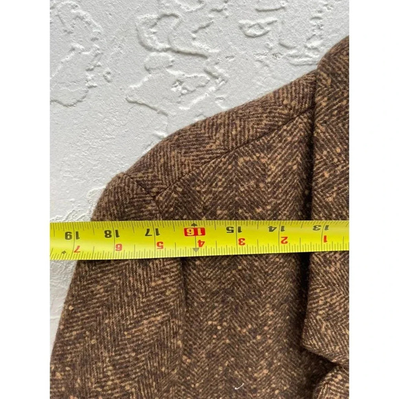 Old Navy Womens Long Sleeve Notch Collared Oversized Suit Blazer Brown Sz 2XL - Picture 14 of 16